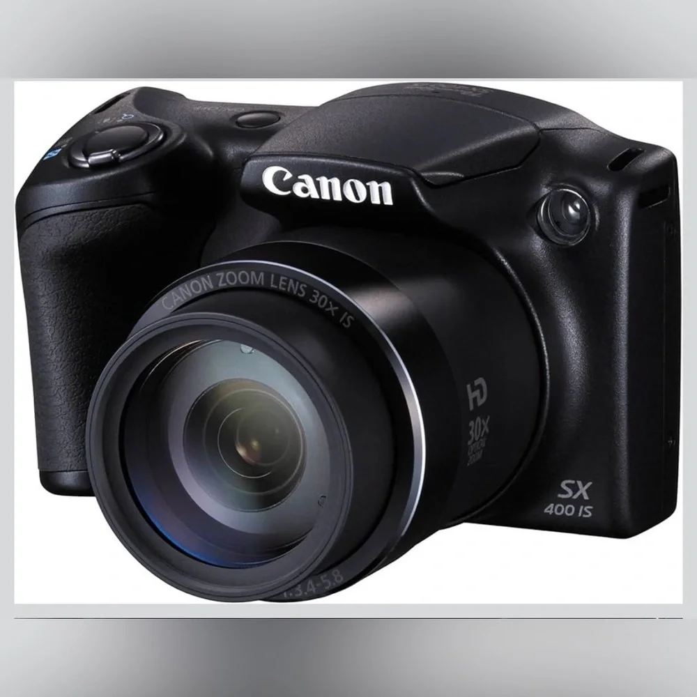 Canon SX400 IS Digital Camera in Black